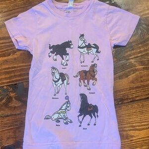 Disney Pink Horse Graphic T-Shirt